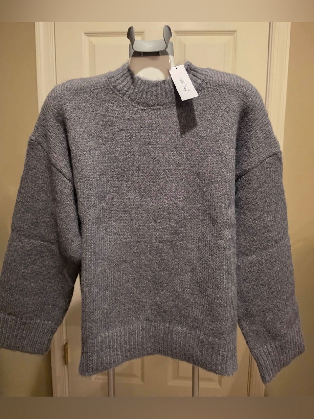 Nasty Gal Women's Heather Gray Turtleneck Sweater - Picture 2 of 10